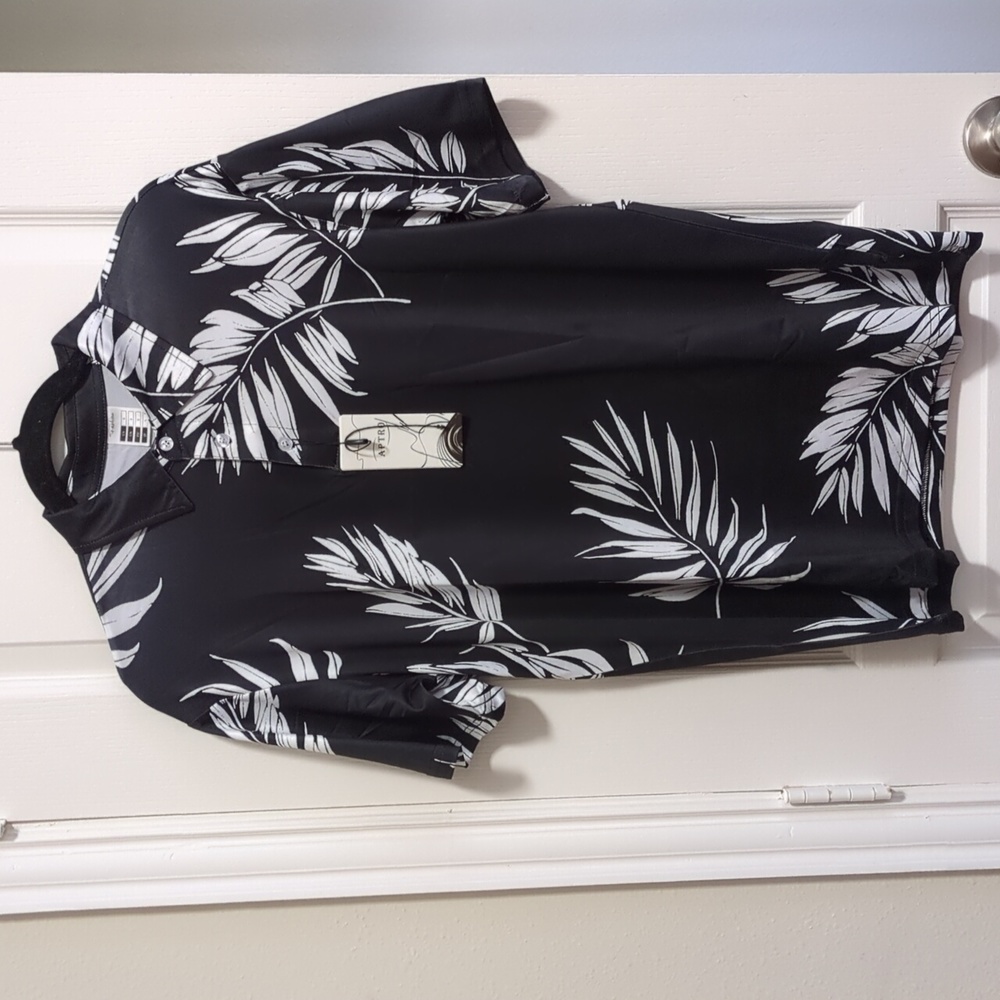 Aptro Hawaiian Palms Golf Shirt Size S